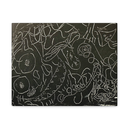 Echo13 No. 13 – Tangled Echoes (Canvas Print)