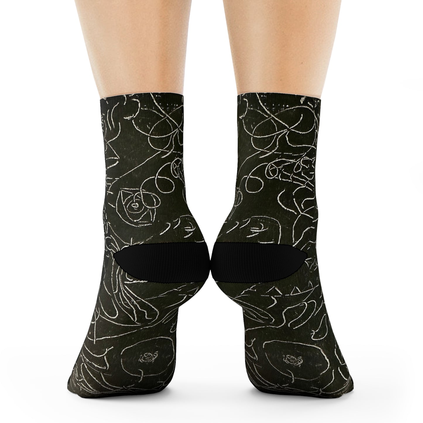 Echo13 No. 13 – Tangled Echoes Socks 3/4 Length