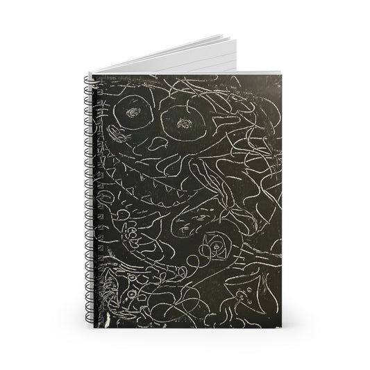 Echo13 No. 13 – Tangled Echoes Spiral Notebook (Ruled Line)