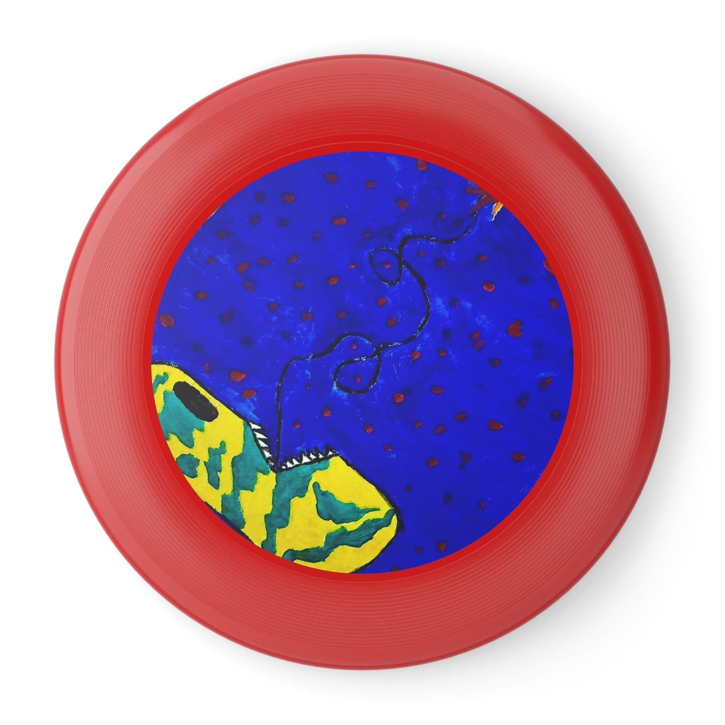Echo13 No. 14 – Zin the Signal Eater Artistic Flying Disc (Wham-O Frisbee)
