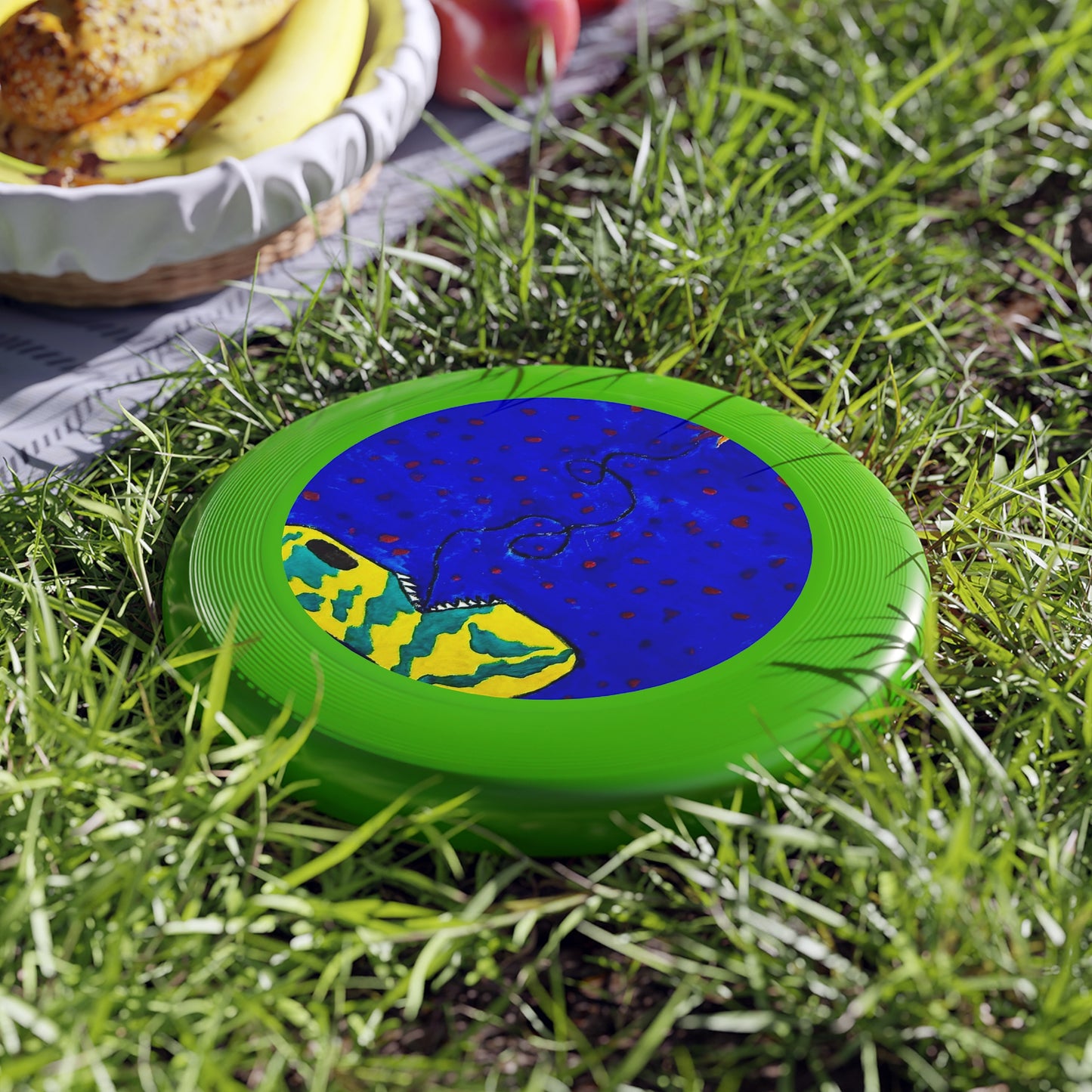 Echo13 No. 14 – Zin the Signal Eater Artistic Flying Disc (Wham-O Frisbee)