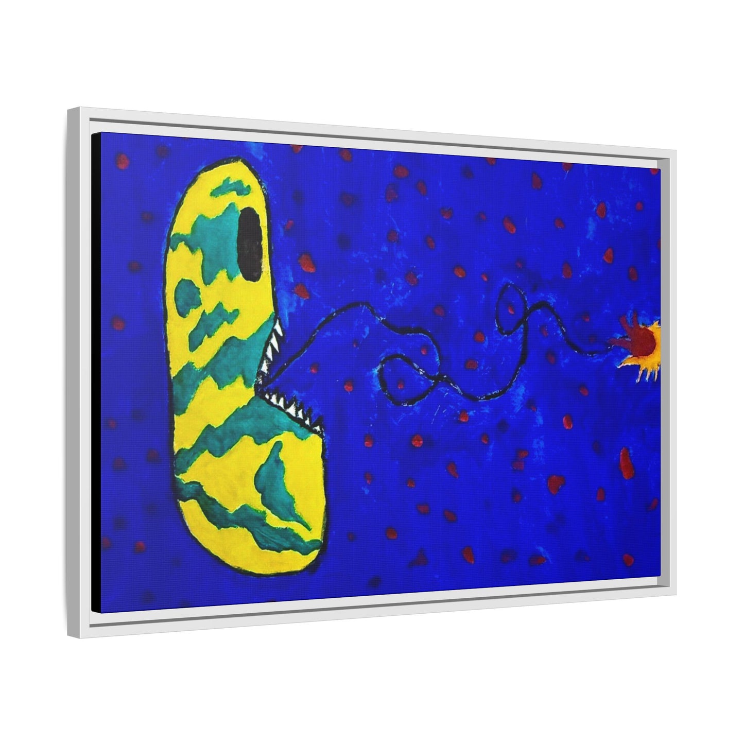 Echo13 No. 14: Zin the Signal Eater (Framed Canvas)