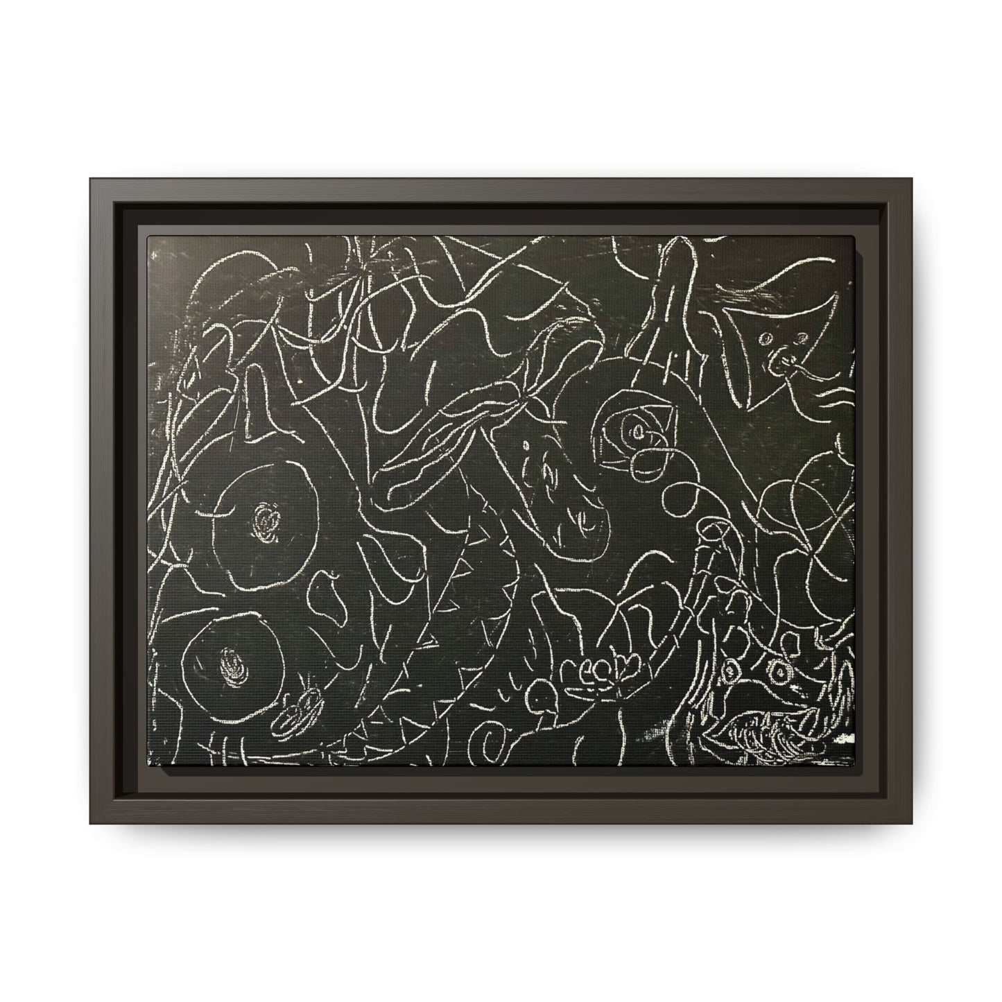 Echo13 No. 13 – Tangled Echoes (Framed Canvas)