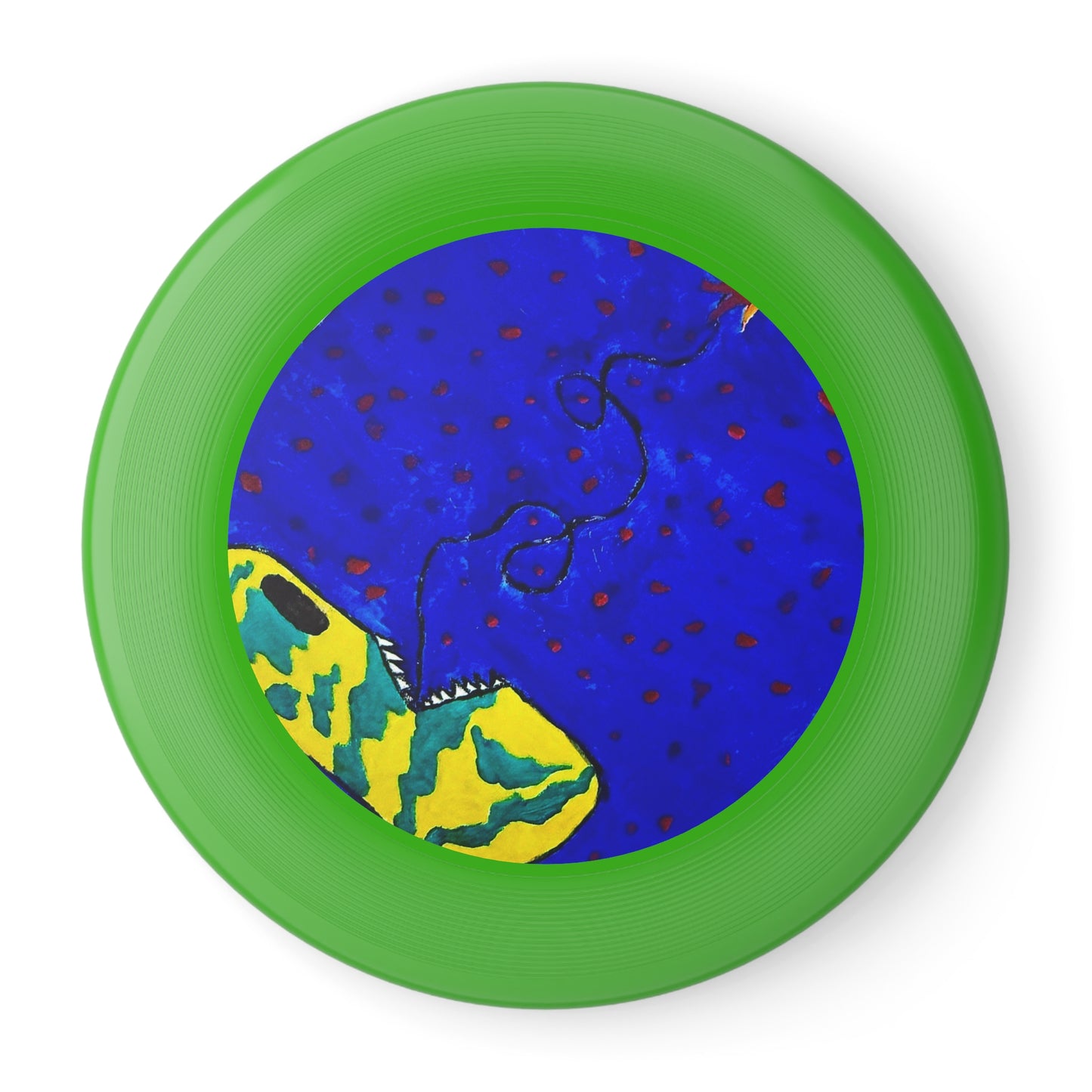Echo13 No. 14 – Zin the Signal Eater Artistic Flying Disc (Wham-O Frisbee)