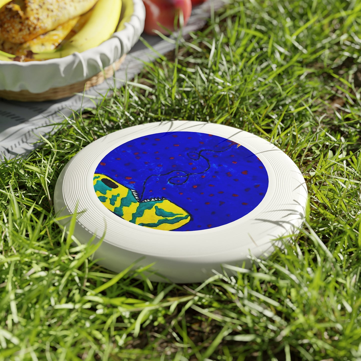 Echo13 No. 14 – Zin the Signal Eater Artistic Flying Disc (Wham-O Frisbee)