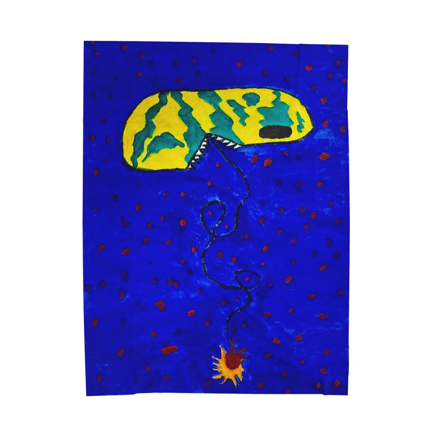 Echo13 No. 14 – Zin the Signal Eater Velveteen Plush Blanket