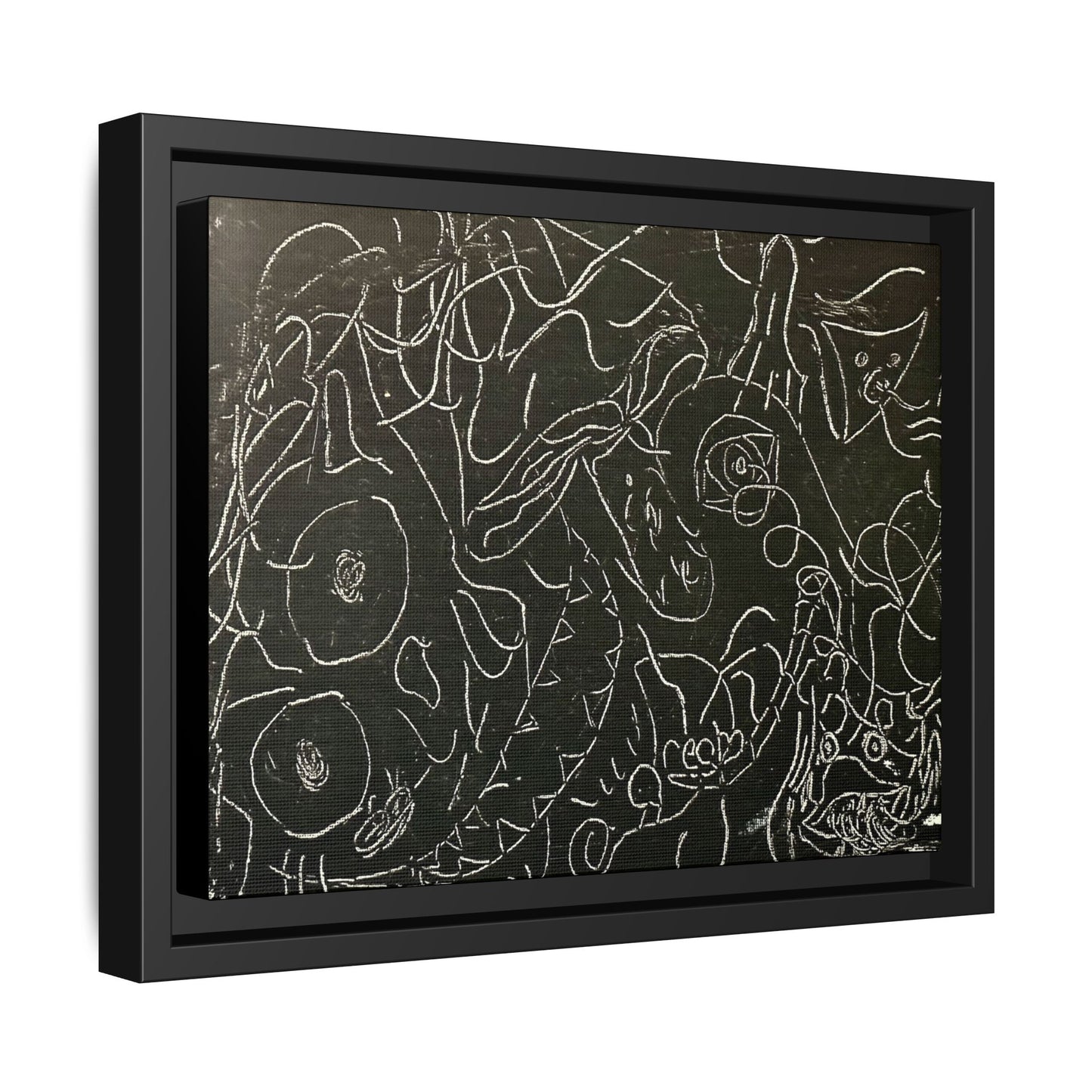 Echo13 No. 13 – Tangled Echoes (Framed Canvas)