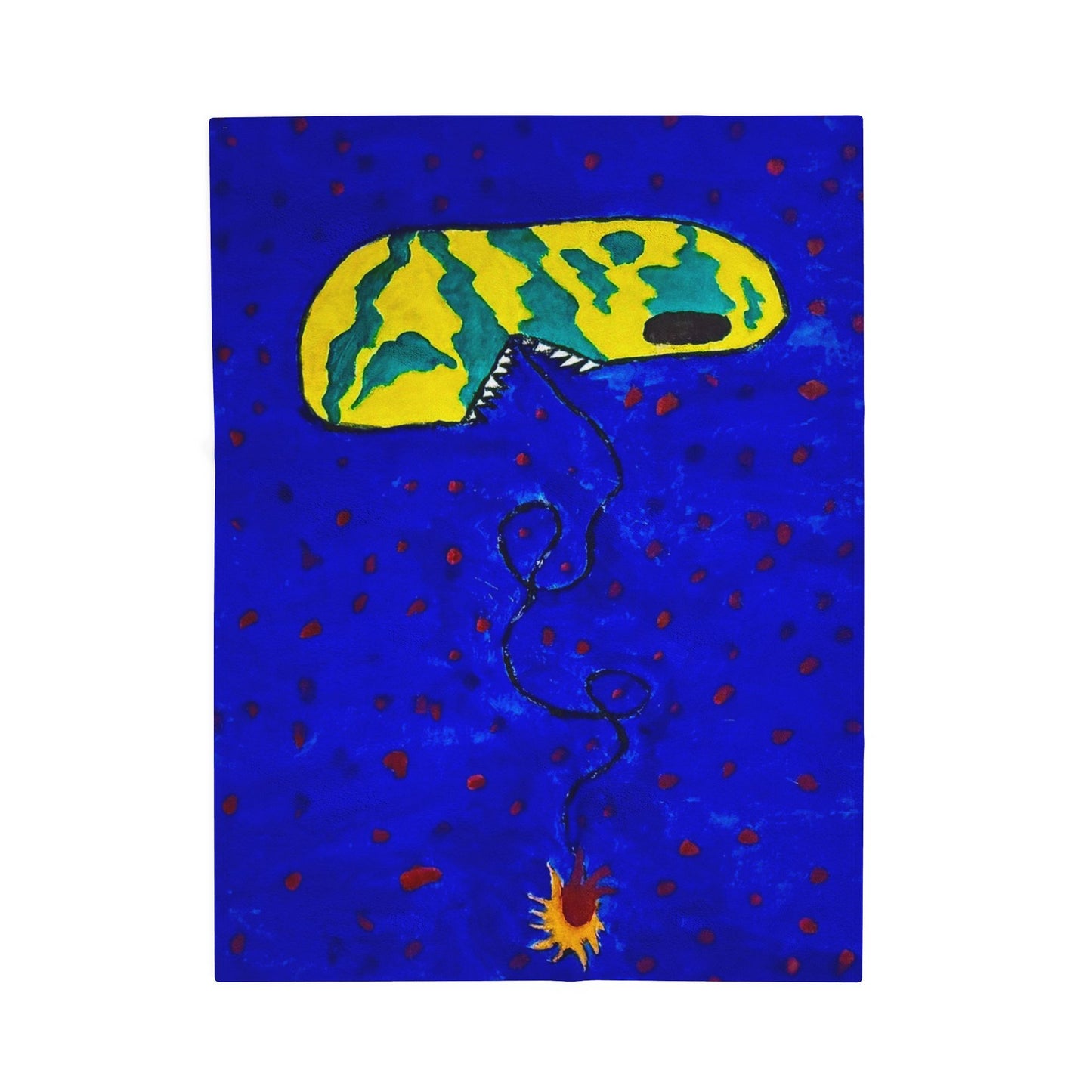 Echo13 No. 14 – Zin the Signal Eater Velveteen Plush Blanket