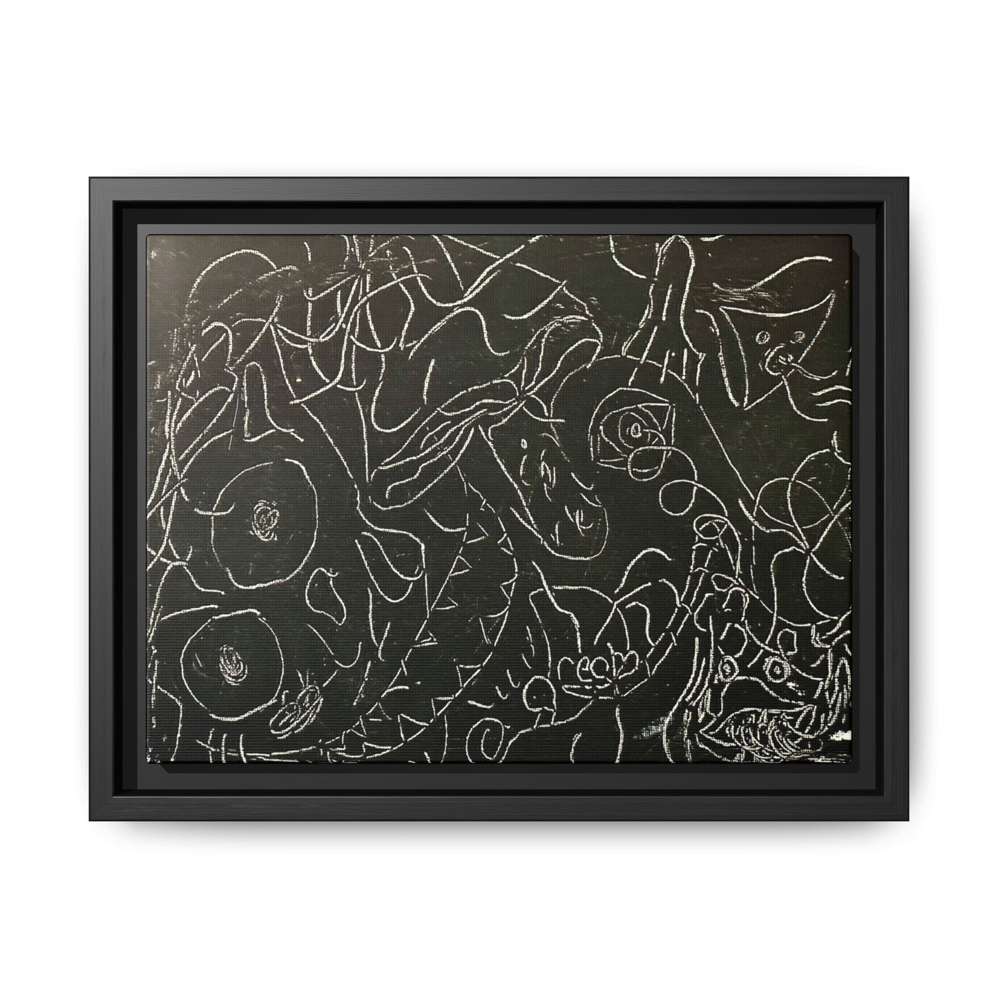 Echo13 No. 13 – Tangled Echoes (Framed Canvas)