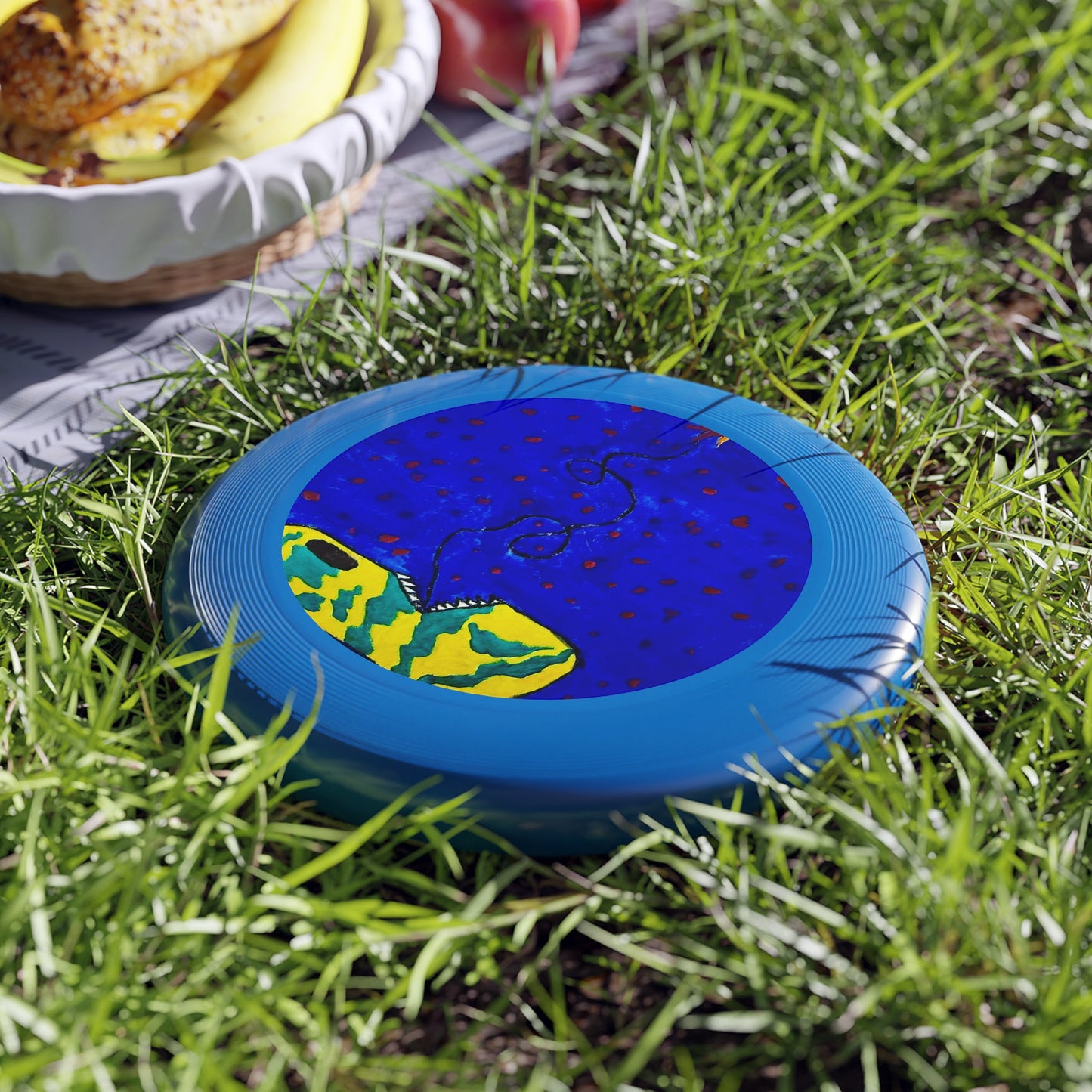 Echo13 No. 14 – Zin the Signal Eater Artistic Flying Disc (Wham-O Frisbee)