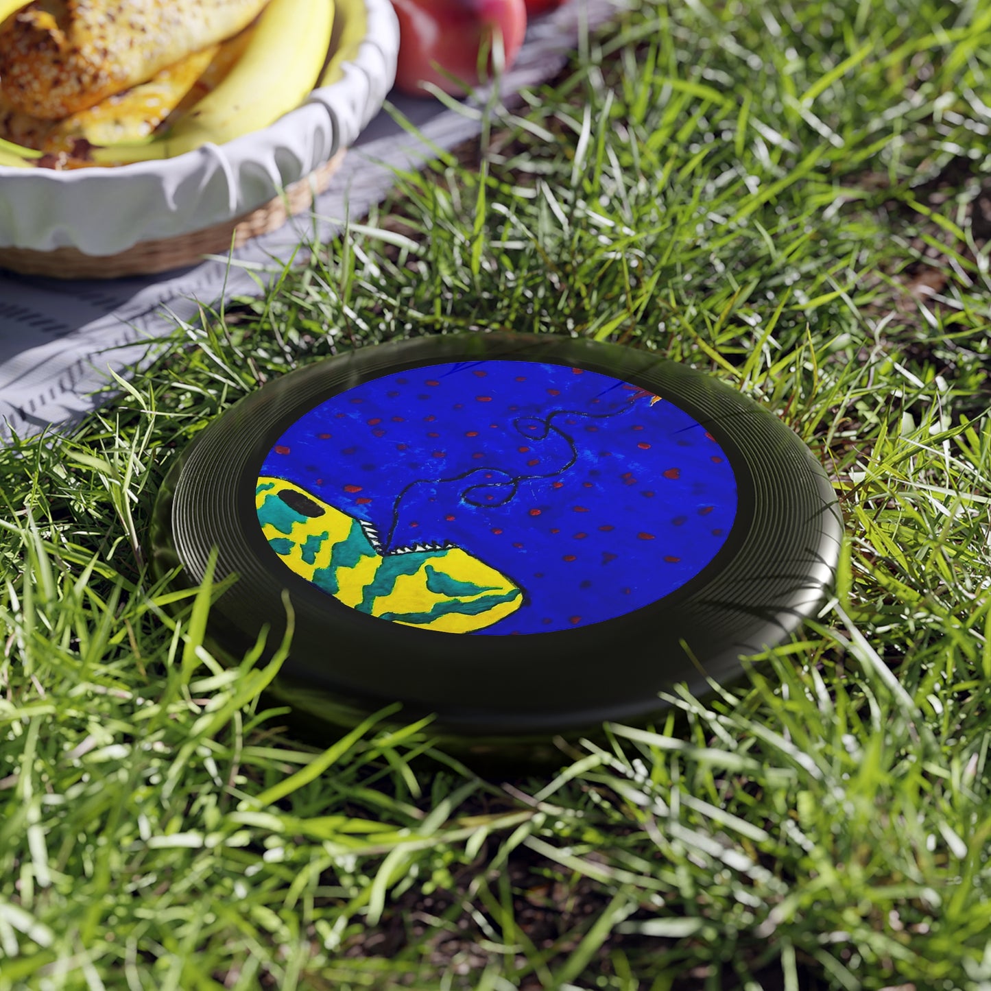 Echo13 No. 14 – Zin the Signal Eater Artistic Flying Disc (Wham-O Frisbee)