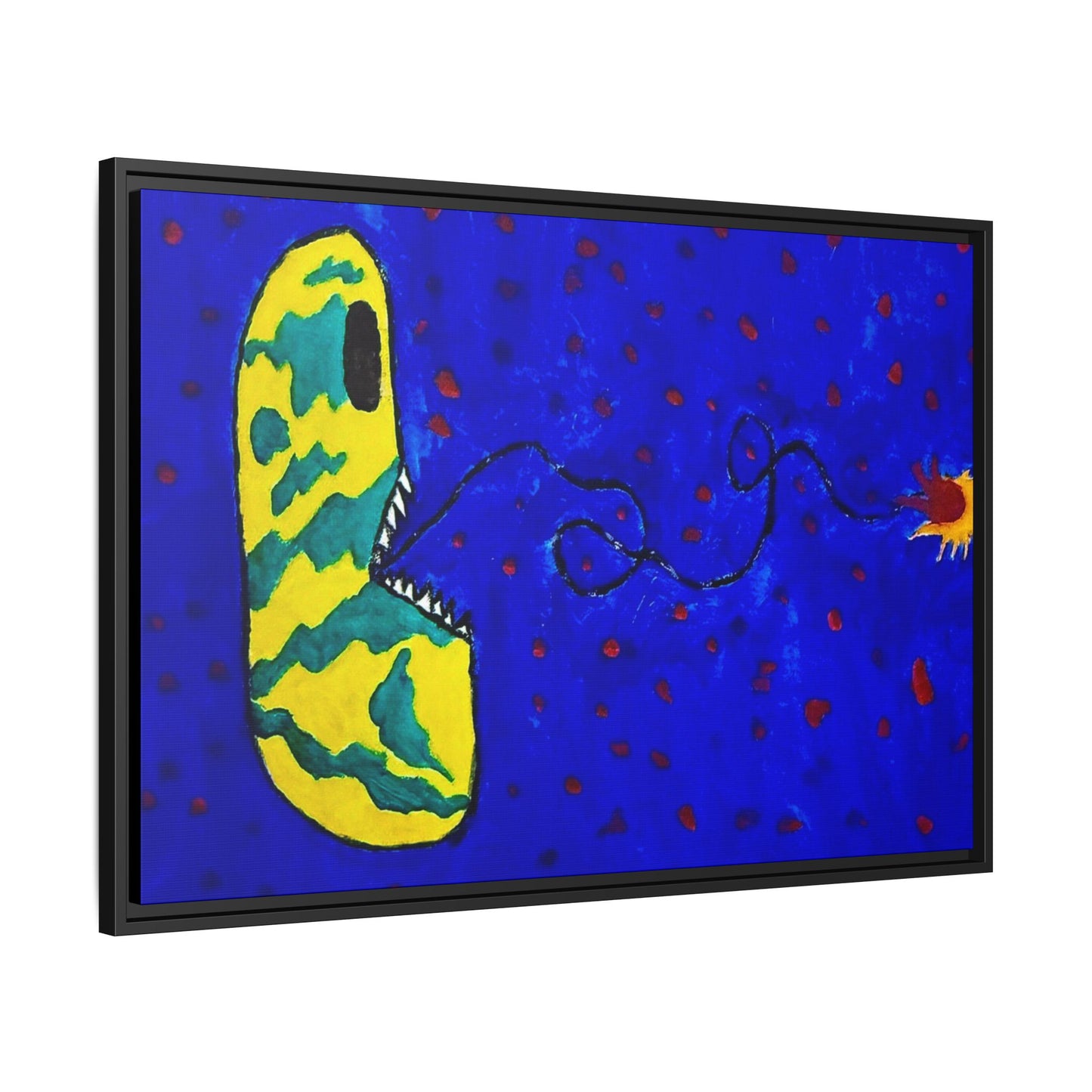 Echo13 No. 14: Zin the Signal Eater (Framed Canvas)