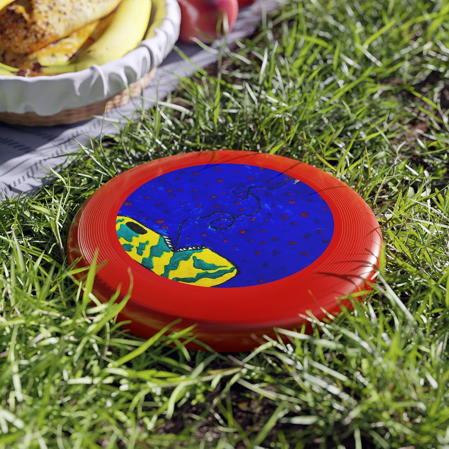 Echo13 No. 14 – Zin the Signal Eater Artistic Flying Disc (Wham-O Frisbee)