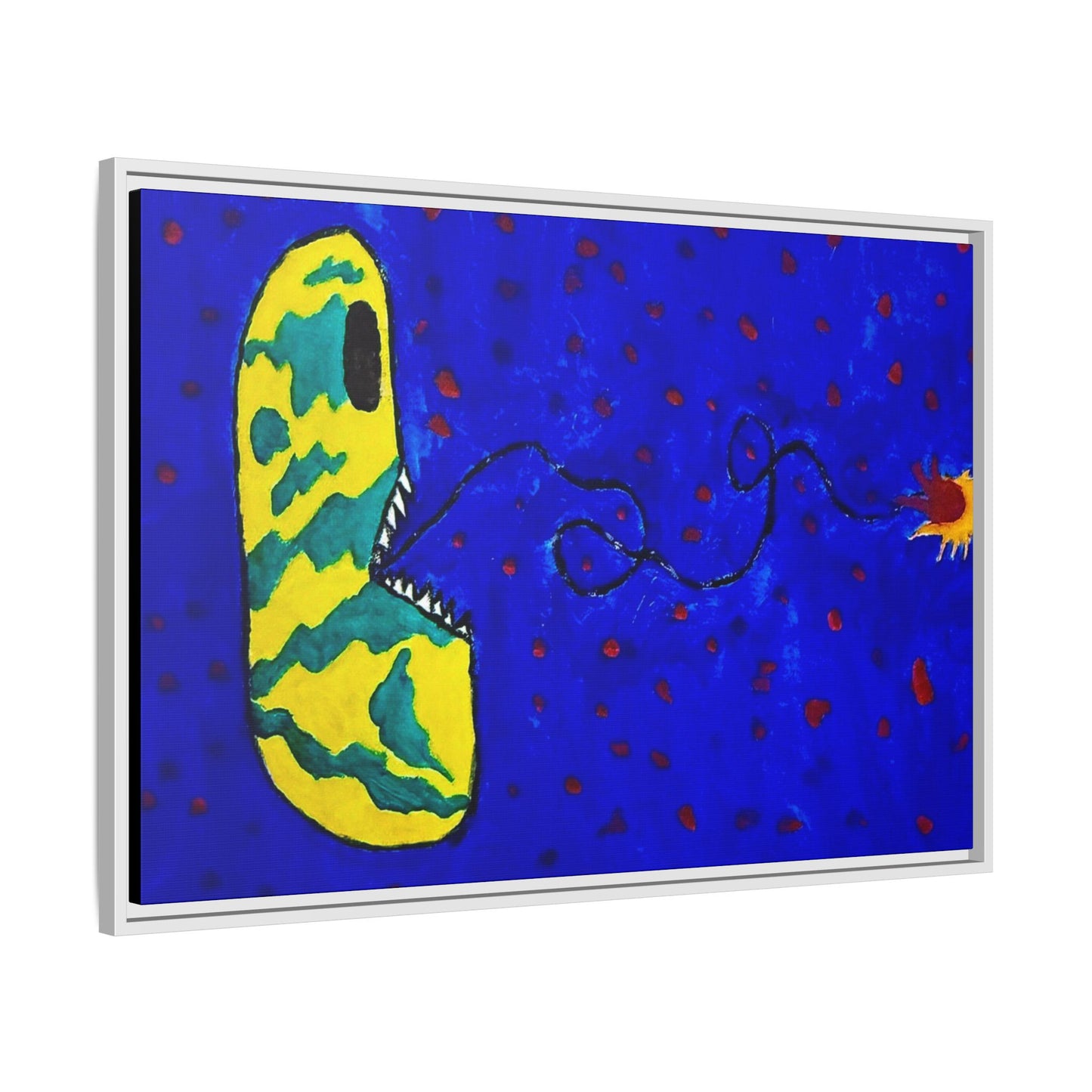 Echo13 No. 14: Zin the Signal Eater (Framed Canvas)